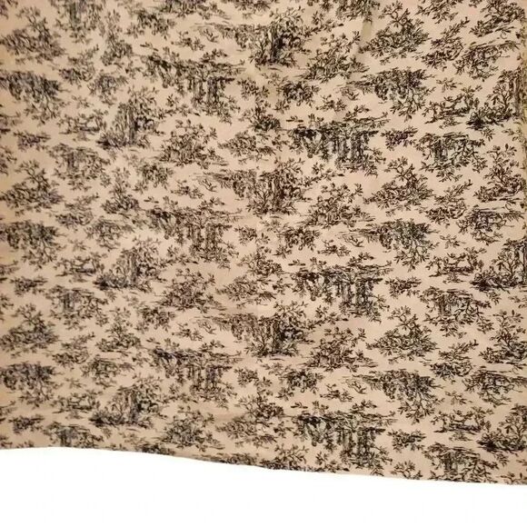 Gap Women's White & Black Floral Cotton/Spandex Straight Pencil Skirt - Picture 2 of 9